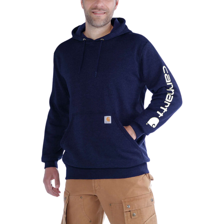 Sweat a capuche bleu homme Carhartt